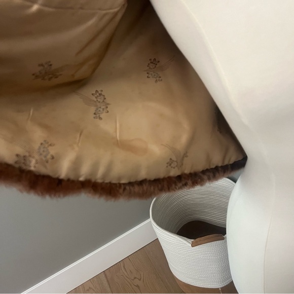 Vintage Real Fur Shawl Coat Jacket - Picture 5 of 5